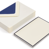 25 Cards & Envelopes - Letter Writing Set Cream/Blue