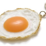 Faux Fried Egg Keyring