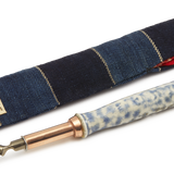 Steve Harrison Ceramic Dip Pen, No.8 Light Blue and Rose Gold