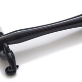 Handblown Glass Dip Pen with Ceramic Doll Face