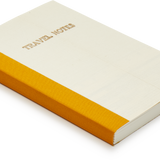 Recycled Travel Journal, Yellow Ochre Binding