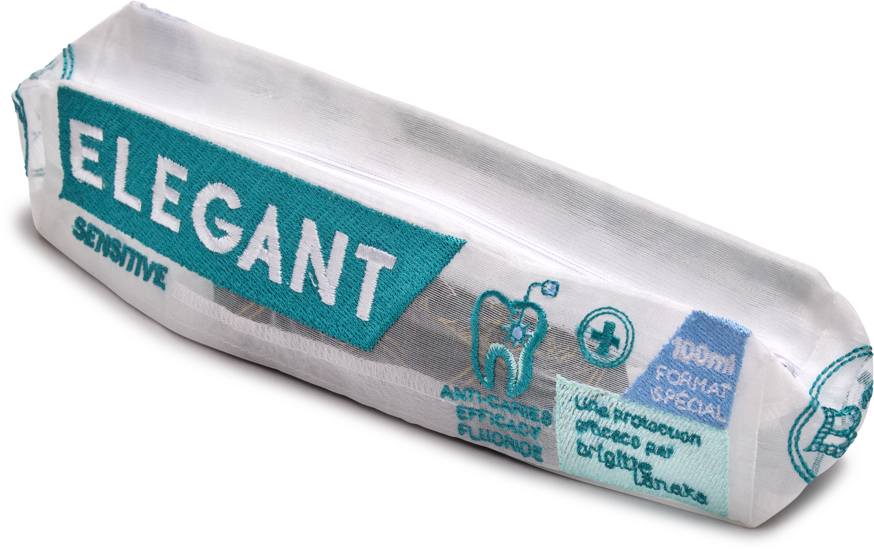Embroidered Organza Toothpaste Pouch – Choosing Keeping