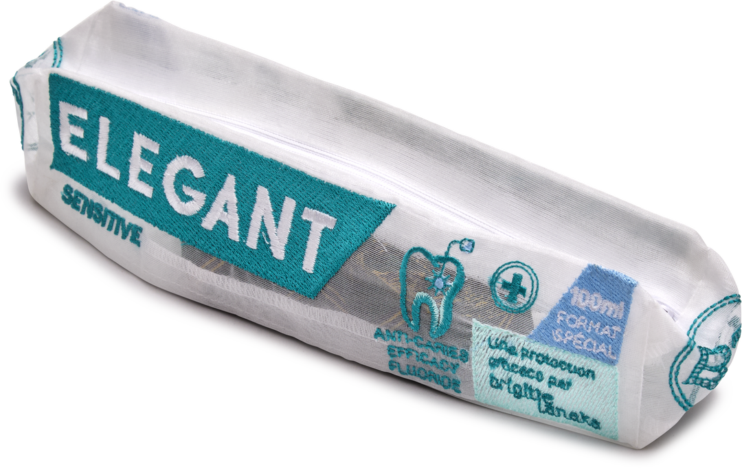 Embroidered Organza Toothpaste Pouch – Choosing Keeping
