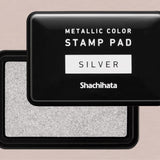 Pigment Oil Based Metallic Silver Ink Stamp Pad