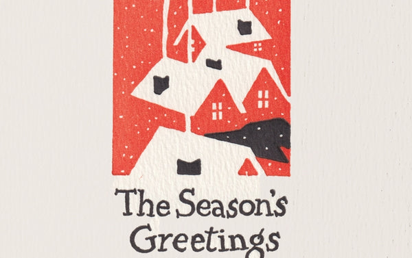 Letterpress Chimneys Greeting Card