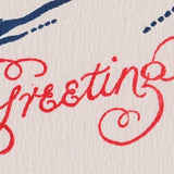 Letterpress Visitor Greeting Card