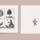 Letterpress Georgian Vignette Christmas Card