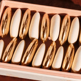 Boissier White and Gold almond sugared dragées