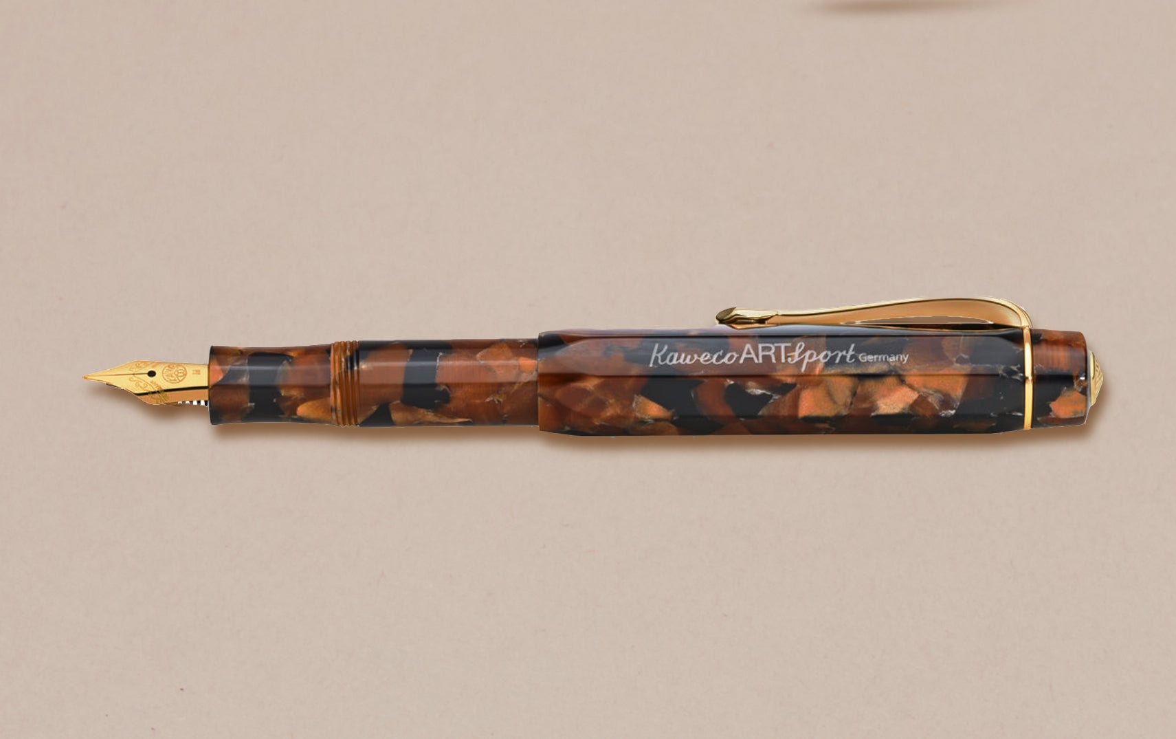 Kaweco Special Edition Art Sport Fountain Pen, Hickory Brown