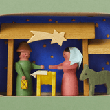 Matchbox Diorama, Nativity Scene with Donkey