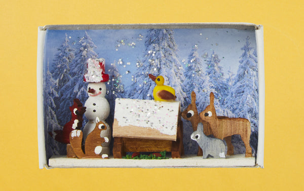 Matchbox Diorama, Animals with Manger