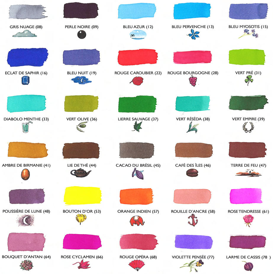 Herbin Ink Cartridges in tin – Choosing Keeping