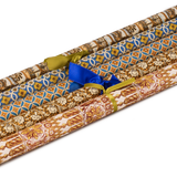 5 Wrapping Papers, Blue and Yellow Remondini
