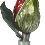 Christmas Ornament, Small Red Rosebud