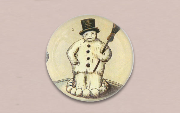 John Derian Snowman Paperweight