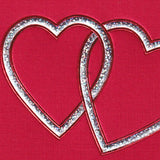 Engraved Linked Hearts Card
