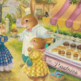 Illustrated Greeting Card, Pastries Stall
