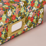 Handmade Japanese Archival Box - Gold Floral