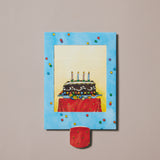 Birthday Cake Venetian Blind Greeting Card