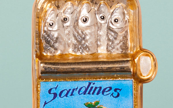 Christmas Ornament, Canned Sardines