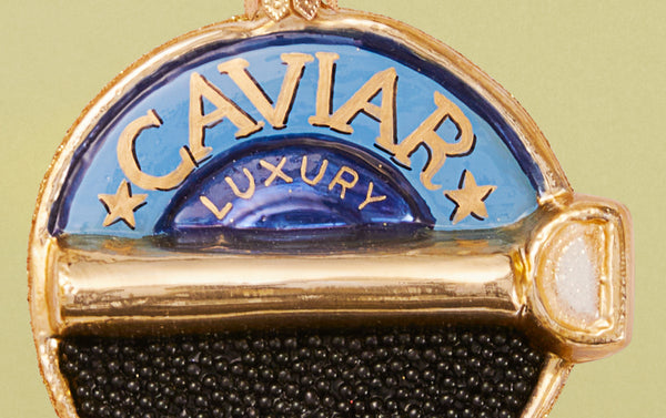 Christmas Ornament, Beluga Caviar