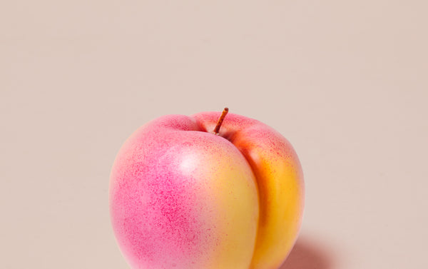 Peach Decorative Food Candle