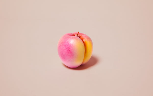 Peach Decorative Food Candle