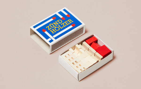 Wooden Miniature Matchbox Puzzle - Church