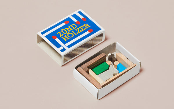 Wooden Miniature Matchbox Puzzle - Nativity