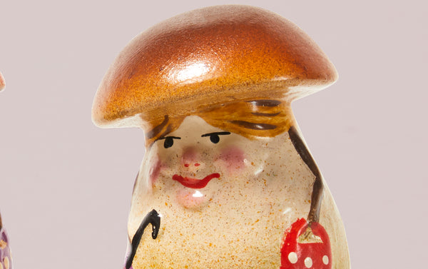 Papier-mâché Mushroom Lady Candy Box