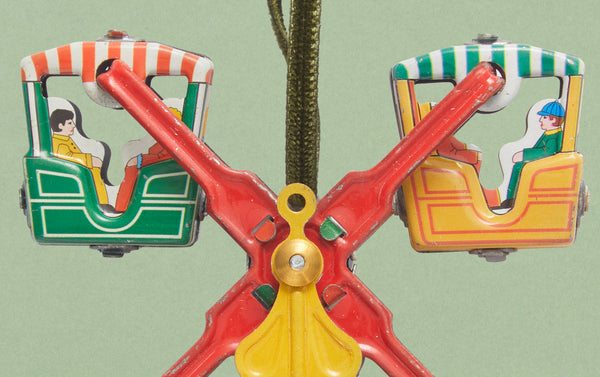 Tin Toy Ferris Wheel Christmas Ornament