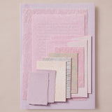 Set of Assorted Washi Paper and Card - Pink