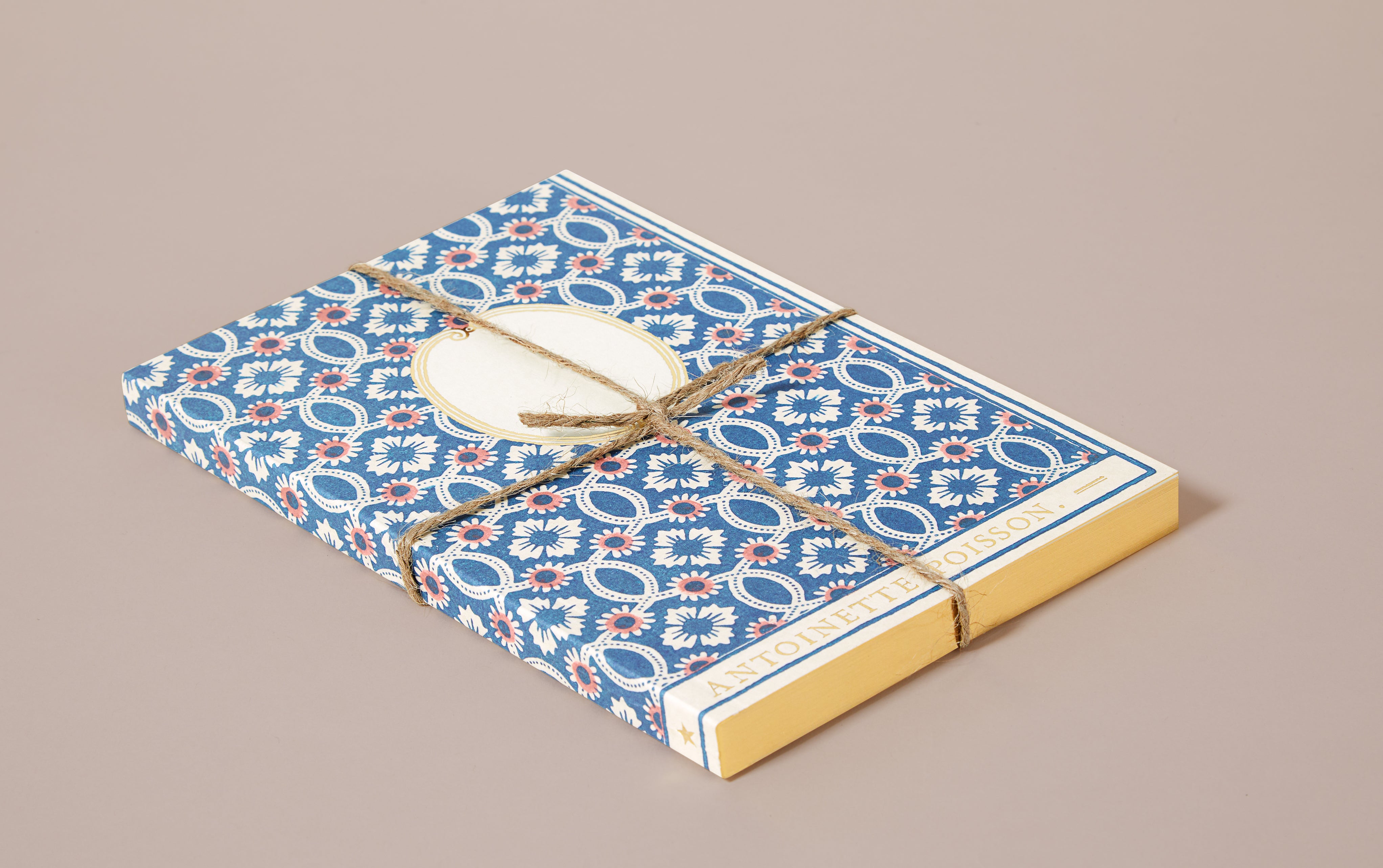 Antoinette Poisson Medium Notebook - Fleurs & Entrelacs