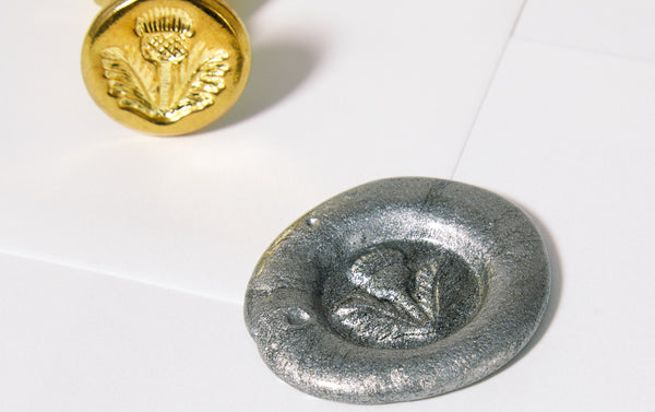 Brass Wax Seal Stamp - Scottish Thistle
