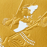 "L'Escarpolette" (The Swing) Gold Foiled Greeting Card