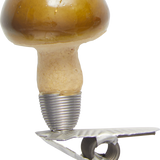 Papier-mâché Mini Green Mushroom on Clip