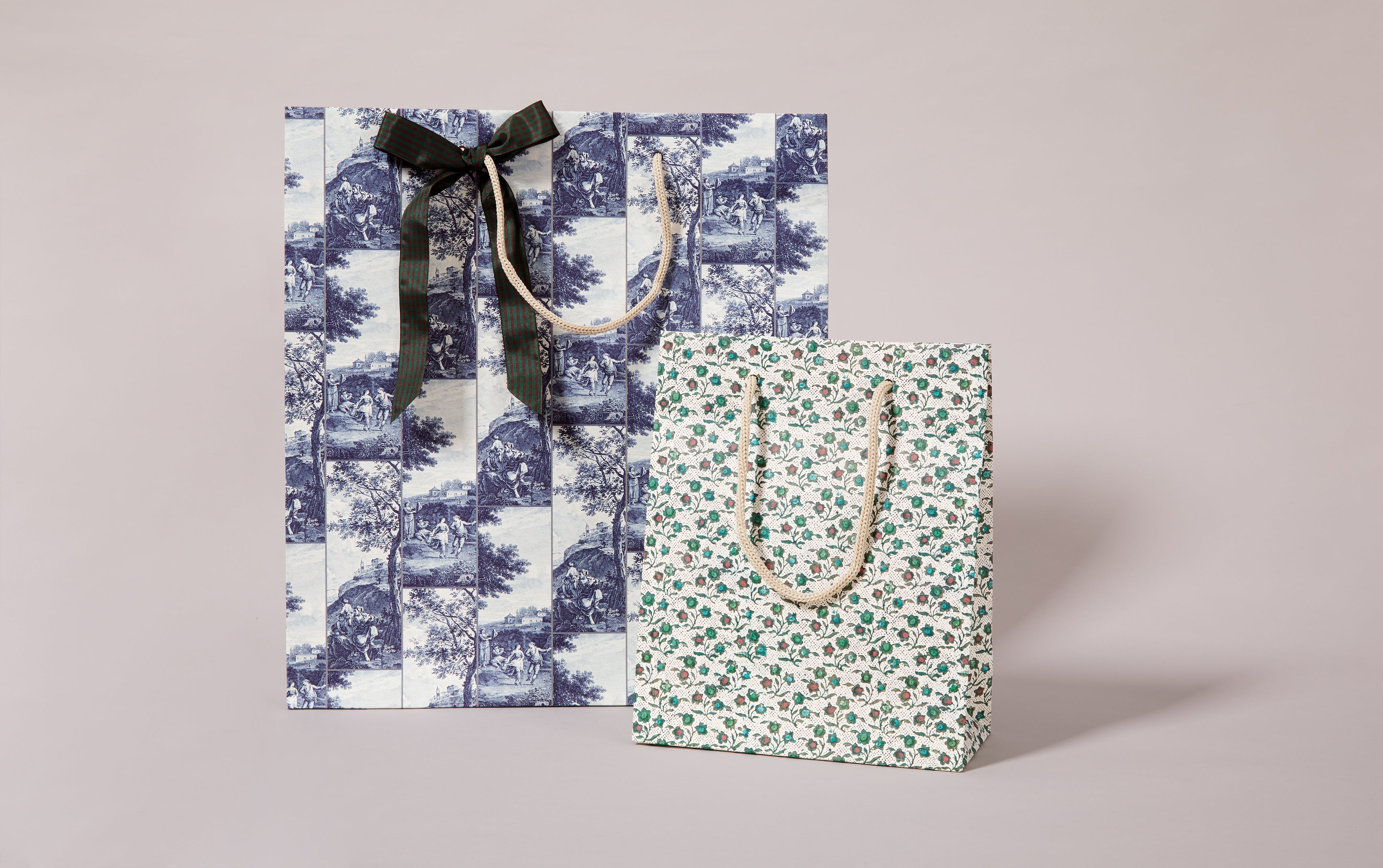 Italian Decorative Gift Bags, Blues