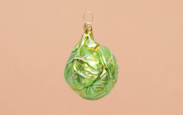 Christmas Ornament, Brussels Sprout