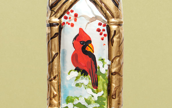 Christmas Ornament, Cardinal Lantern