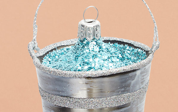 Christmas Ornament, Bucket of Water