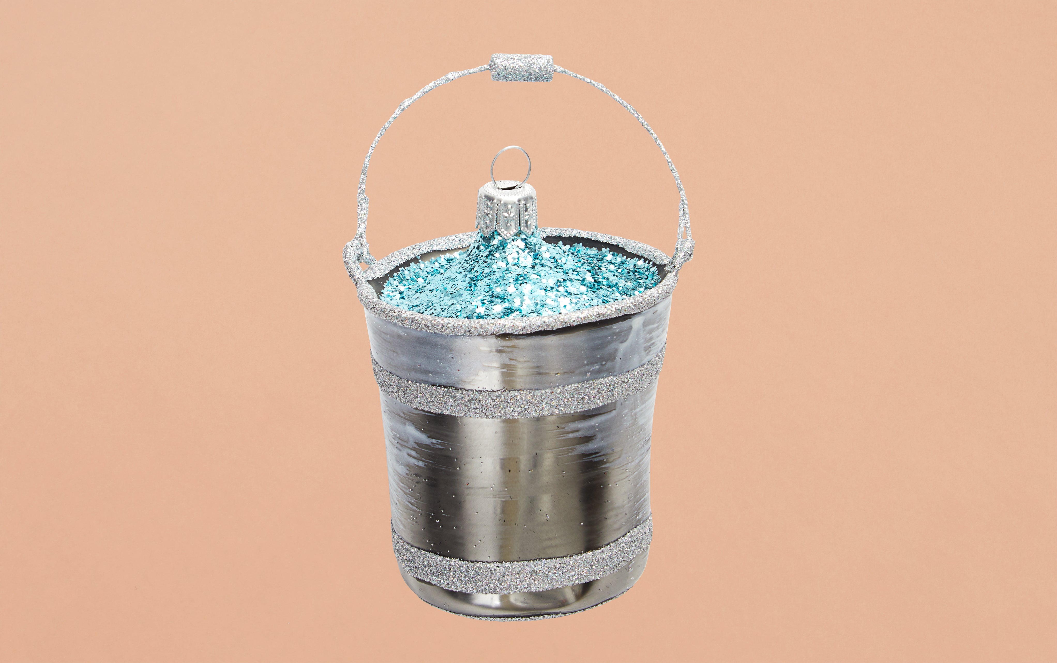 Christmas Ornament, Bucket of Water