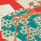 Set of 6 Silk-Screen printed Japanese Christmas Greeting Cards