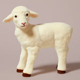 Flocked Lamb Easter Decoration