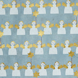 Handmade Paper Sheet, Golden Angels