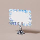 Mini Japanese Letter Sets, Blue Floral with Striped Envelope