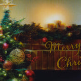 3D Lenticular 1980s Christmas Greeting Card