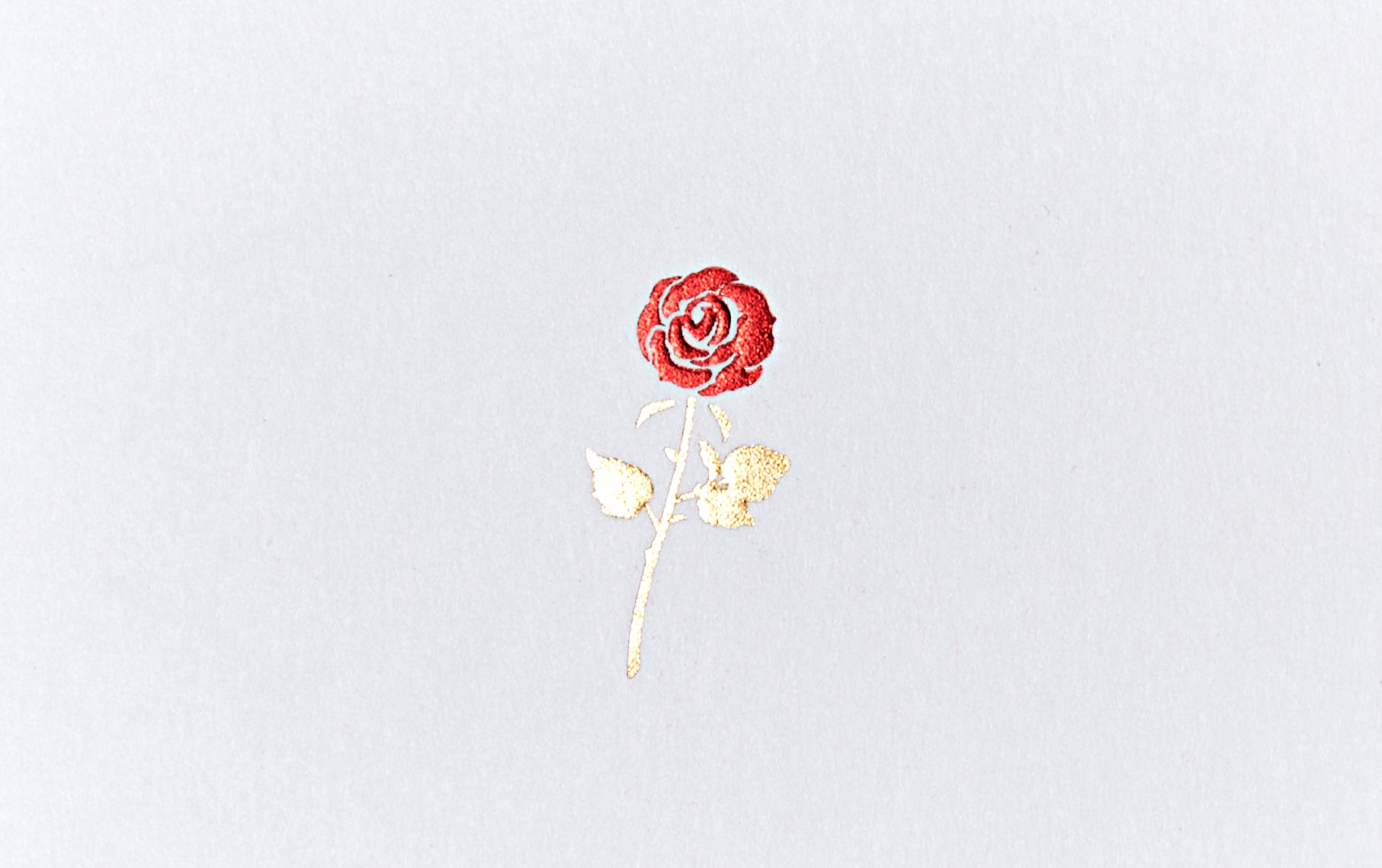English Rose Mini Valentine's Day Greeting Card