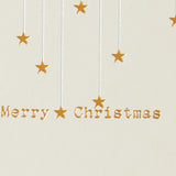 Set of 6 Christmas Foiled Postcards, Red
