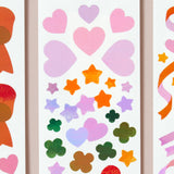 Japanese Sticker Sheets - Bows and Hearts