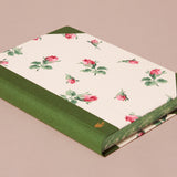 Extra-Thick "Composition Ledger" Wallpaper Collection Notebook, Pink Rosebuds